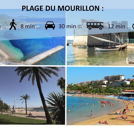 Lägenhet Toe Location Studio Leo Wifi Fibre Proche Centre Toulon